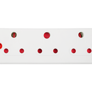 Electricmate 3×16 Amp Adaptor – White Electricmate 3×16 Amp Adaptor – White