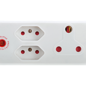 Electricmate 1×16+2×5 3 Pin Adaptor Surge – White Electricmate 1×16+2×5 3 Pin Adaptor Surge – White