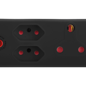 Electricmate 1x16Amp+2x5Amp 3 Pin Adaptor Black Electricmate 1x16Amp+2x5Amp 3 Pin Adaptor Black