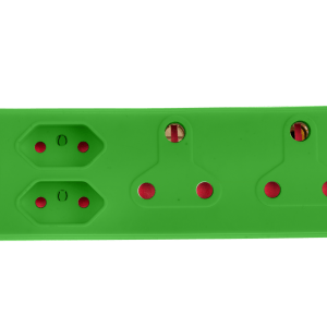 Electricmate 2X16AMP+2×5 3 Pin Adaptor – Green Electricmate 2X16AMP+2×5 3 Pin Adaptor – Green