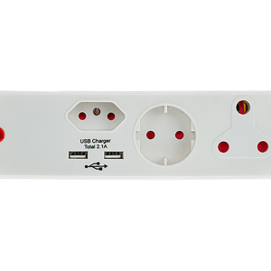 Electricmate 1X16Amp+1xSKO+1×5 3Pin+2.1USB Electricmate 1X16Amp+1xSKO+1×5 3Pin+2.1USB