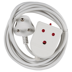Electricmate Extension Lead 16A 3M White Electricmate Extension Lead 16A 3M White