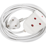Electricmate 16A 5m Extension Lead – White Electricmate 16A 5m Extension Lead – White