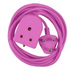 Electricmate 10A 3m Extension Lead – Pink Electricmate 10A 3m Extension Lead – Pink