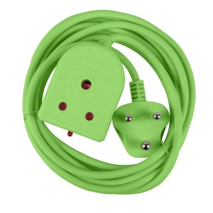 Electricmate 10A 3m Extension Lead – Green Electricmate 10A 3m Extension Lead – Green