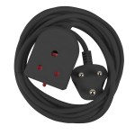 Electricmate 10A 3m Extension Lead – Black Electricmate 10A 3m Extension Lead – Black
