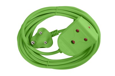 Electricmate 10A 5m Extension Lead – Green Electricmate 10A 5m Extension Lead – Green