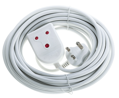 Electricmate 10A 10m Extension Lead – White Electricmate 10A 10m Extension Lead – White