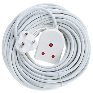Electricmate 10A 20m Extension Lead – White Electricmate 10A 20m Extension Lead – White