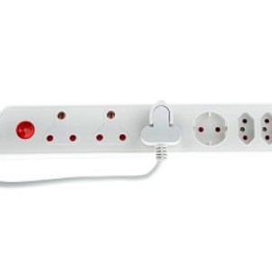 Electricmate 6Way Multi Plug Over Load Electricmate 6Way Multi Plug Over Load