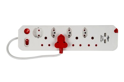 Electricmate 8 Way Multiplug with Surge Protection Electricmate 8 Way Multiplug with Surge Protection
