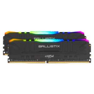 16GB Ballistix RGB DDR4 3200MHz Desktop Gaming Memory – Black 16GB Ballistix RGB DDR4 3200MHz Desktop Gaming Memory – Black
