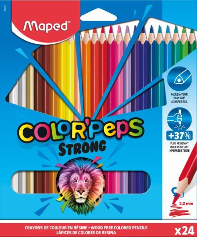 Maped Strong Triangular Colour Pencils 24’s Maped Strong Triangular Colour Pencils 24’s