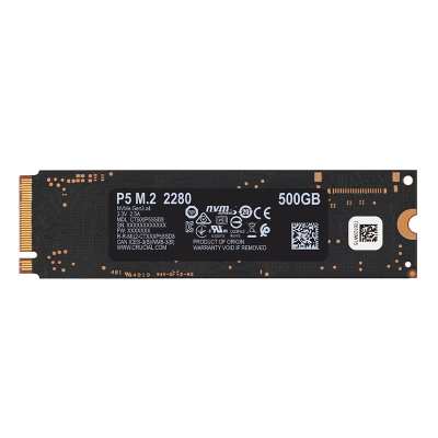 Crucial P5 M.2 NVME 500GB SSD – Black Crucial P5 M.2 NVME 500GB SSD – Black