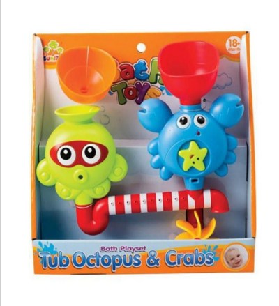 Octopus & Crab Bathtime Playset Octopus & Crab Bathtime Playset