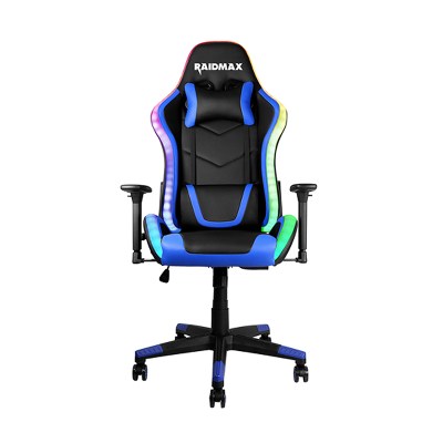 Raidmax DK925 Gaming Chair ARGB Lighting – Black/Blue Raidmax DK925 Gaming Chair ARGB Lighting – Black/Blue