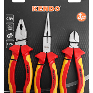 Kendo 3 Piece VDE Plier Set Kendo 3 Piece VDE Plier Set