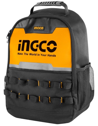 Ingco – Reflective Tool Backpack with Insert to Hold Tools. Ingco – Reflective Tool Backpack with Insert to Hold Tools.