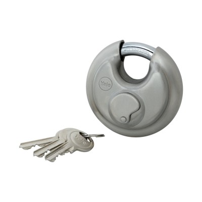 Yale Essential Satin Chrome Padlock 70Mm Yale Essential Satin Chrome Padlock 70Mm