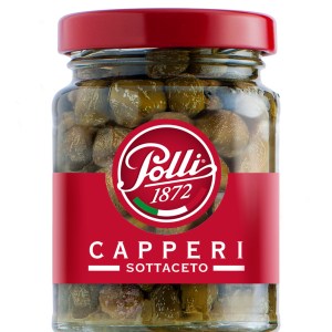 Polli – Capers in Wine Vinegar – 12X100G Polli – Capers in Wine Vinegar – 12X100G