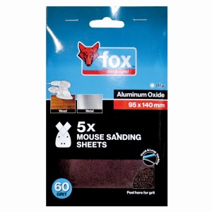 FOX Mouse Sanding Paper 60G (5) FOX Mouse Sanding Paper 60G (5)