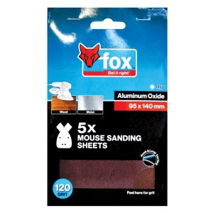 FOX Mouse Sanding Paper 120G (5) FOX Mouse Sanding Paper 120G (5)