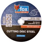 FOX Cutting Disc Steel/Inox 230X2.5mm Standard FOX Cutting Disc Steel/Inox 230X2.5mm Standard