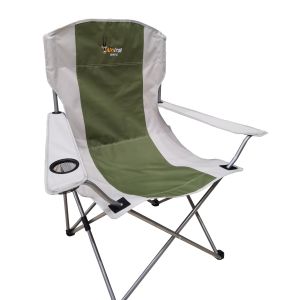 AfriTrail Oryx Deluxe Folding Arm Chair Green 120kg AfriTrail Oryx Deluxe Folding Arm Chair Green 120kg