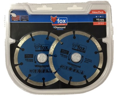 Fox Diamond Wheel Segmented 115mm Standard (2) Fox Diamond Wheel Segmented 115mm Standard (2)