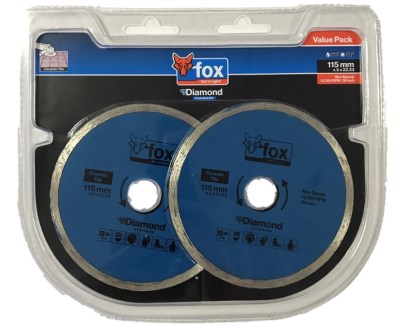 Fox Diamond Wheel Continuous 115mm Standard (2) Fox Diamond Wheel Continuous 115mm Standard (2)