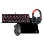 Redragon 4in1 Mechanical Keyboard Combo RGB Mouse, Headset & MousePad Redragon 4in1 Mechanical Keyboard Combo RGB Mouse, Headset & MousePad
