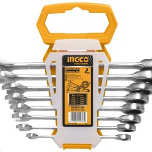 Ingco – 8pcs Ratchet Spanner Set – HKSPAR1082 Ingco – 8pcs Ratchet Spanner Set – HKSPAR1082