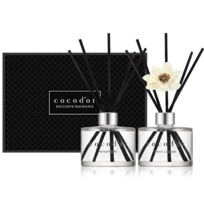 Cocod’or – Reed Diffuser Gift Set – Refreshing Air & Lavender (2 x 200ml) Cocod’or – Reed Diffuser Gift Set – Refreshing Air & Lavender (2 x 200ml)