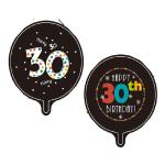 Helium Balloon – Foil – Party – Happy Birthday – 30 – 45cm – 2 Pack Helium Balloon – Foil – Party – Happy Birthday – 30 – 45cm – 2 Pack