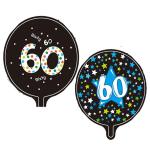 Helium Balloon – Foil – Party – Happy Birthday – 60 – 45cm – 2 Pack Helium Balloon – Foil – Party – Happy Birthday – 60 – 45cm – 2 Pack