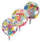 Balloon – Clear Print – Happy Birthday – Party Supplies – Assorted – 45cm Balloon – Clear Print – Happy Birthday – Party Supplies – Assorted – 45cm