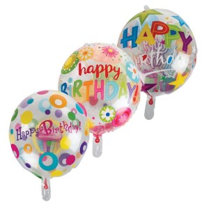 Balloon – Clear Print – Happy Birthday – Party Supplies – Assorted – 45cm Balloon – Clear Print – Happy Birthday – Party Supplies – Assorted – 45cm