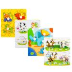 Educational – Push In Wooden Board – 15 x 15cm – 4 Pack Educational – Push In Wooden Board – 15 x 15cm – 4 Pack