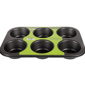 Bakeware – Non Stick – Muffin Pan – 6 Holes – 2 Pack Bakeware – Non Stick – Muffin Pan – 6 Holes – 2 Pack