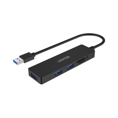 Unitek Usb3.1 3-Port Usb Hub with Card Reader (H1108A) Unitek Usb3.1 3-Port Usb Hub with Card Reader (H1108A)