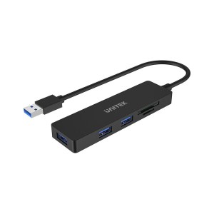 Unitek Usb3.1 3-Port Usb Hub with Card Reader (H1108A) Unitek Usb3.1 3-Port Usb Hub with Card Reader (H1108A)