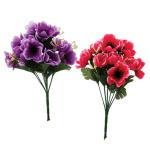 Bulk Pack x 2 Flower-Bunch Artificial Anemone 24cm Bulk Pack x 2 Flower-Bunch Artificial Anemone 24cm