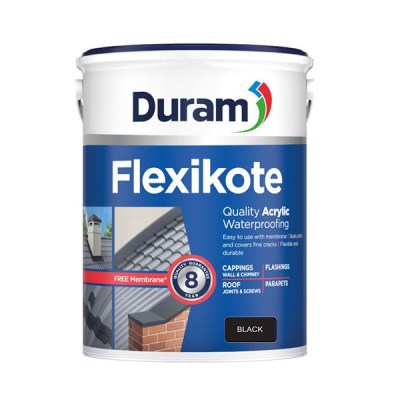 Duram Flexikote Paint 20L – Black Duram Flexikote Paint 20L – Black