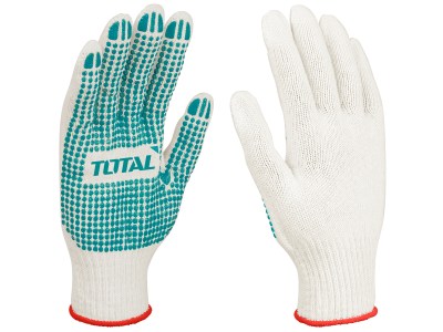 Total Tools 10Pcs XL Knitted & PVC Dots Gloves Total Tools 10Pcs XL Knitted & PVC Dots Gloves