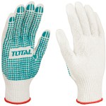 Total Tools 10Pcs XL Knitted & PVC Dots Gloves Total Tools 10Pcs XL Knitted & PVC Dots Gloves