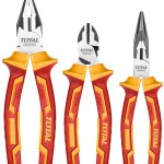 Total Tools 3 Piece Plier Set Electrical/Insulated Total Tools 3 Piece Plier Set Electrical/Insulated