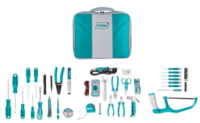 Total Tools 51 Piece Electrical/General Tool Set in Canvas Bag Total Tools 51 Piece Electrical/General Tool Set in Canvas Bag