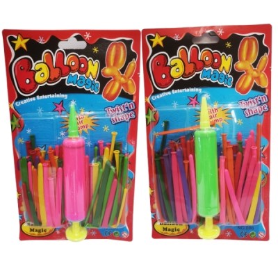 Balloons with Air Pump – Twist And Shape Balloon Magic (Pack Of 2) Balloons with Air Pump – Twist And Shape Balloon Magic (Pack Of 2)