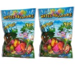 Water Balloons – Bulk Pack of 2 (Totalling 200 Balloons and 2 Hoze Nozzles) Water Balloons – Bulk Pack of 2 (Totalling 200 Balloons and 2 Hoze Nozzles)
