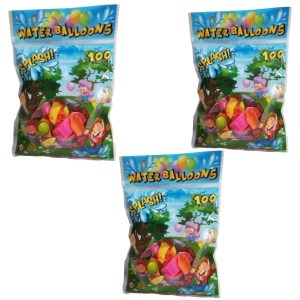 Water Balloons – Bulk Pack of 3 (Totalling 300 Balloons and 3 Hoze Nozzles) Water Balloons – Bulk Pack of 3 (Totalling 300 Balloons and 3 Hoze Nozzles)